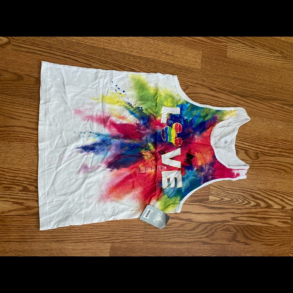 Disney lgbt pride Mickey tank small nwt